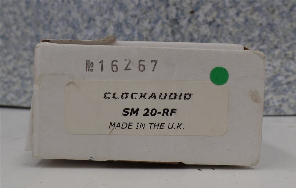 CLOCKAUDIO SM 20-RF Low Profile Through Table Microphone Shock Mount NEW