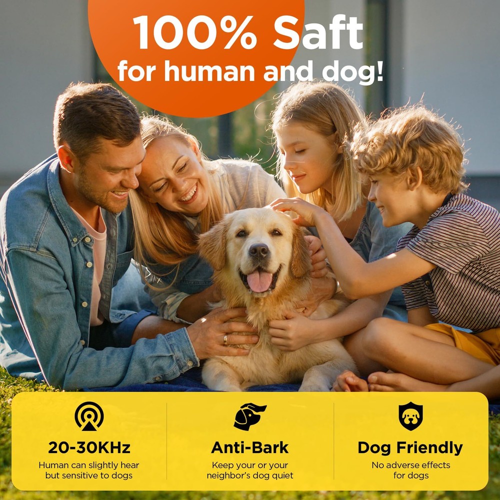 Anti-Bark Training Device for Dogs LED Flashlight Bark Collar Alternative