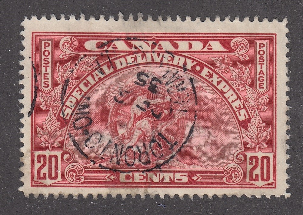 Canada B.O.B. E6 Used Special Delivery Stamp