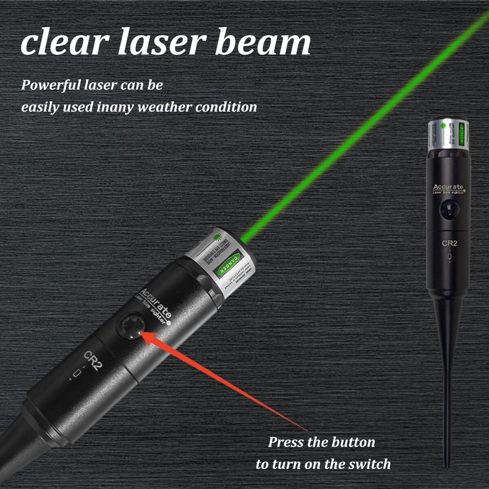 Professional Laser Bore Sight Kit Multiple Caliber Upgraded Green Bore Sighter