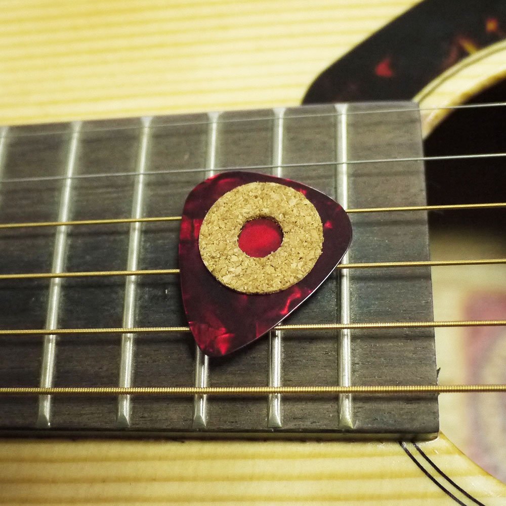 Guitar Pick Non-slip Grip Cork Sticked on Pick 20 pcs