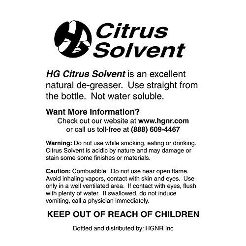 HG HG Citrus Solvent 4 oz