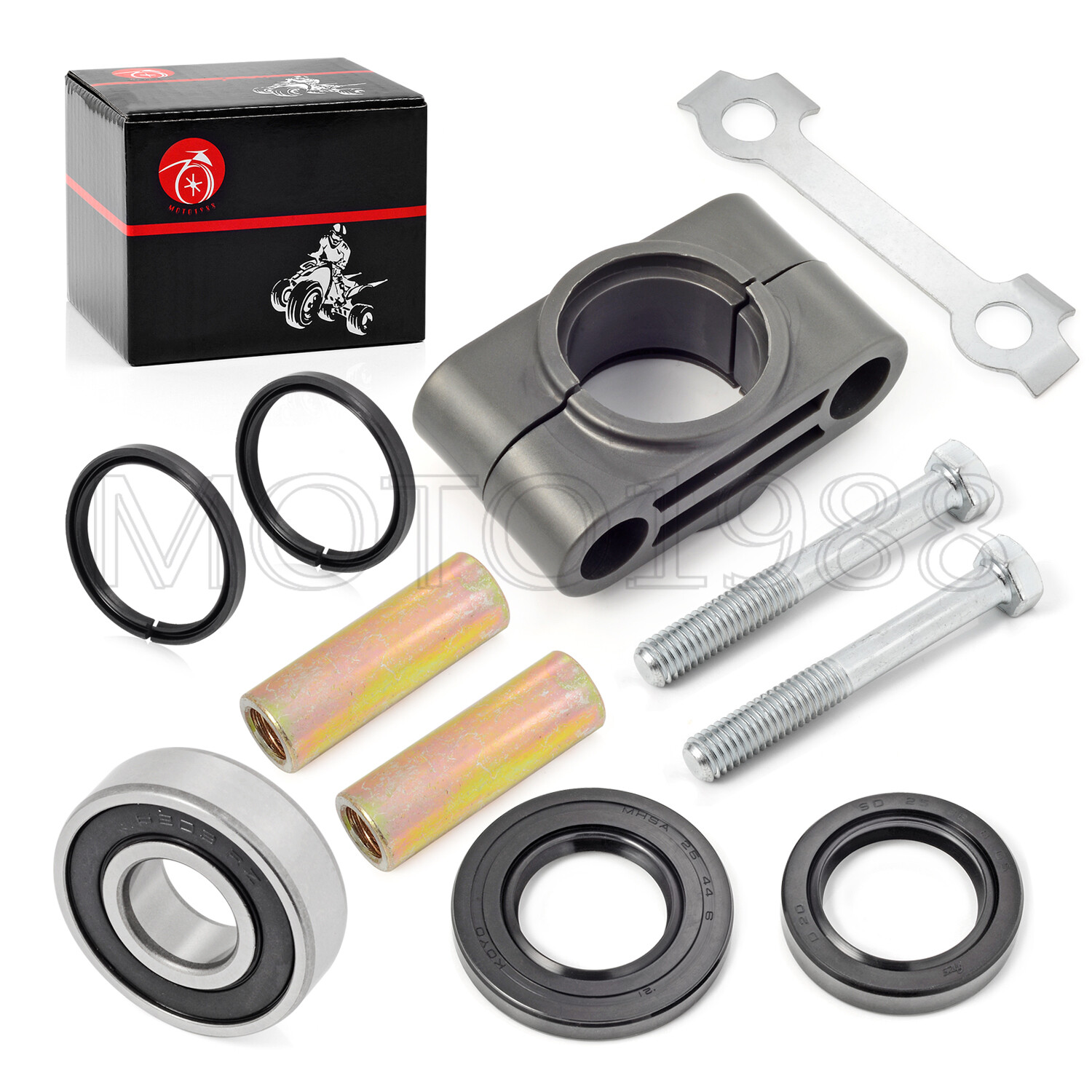 Steering Stem Bushing Bearing Seal Rebuild Kit for Yamaha Raptor 660 2001 - 2005