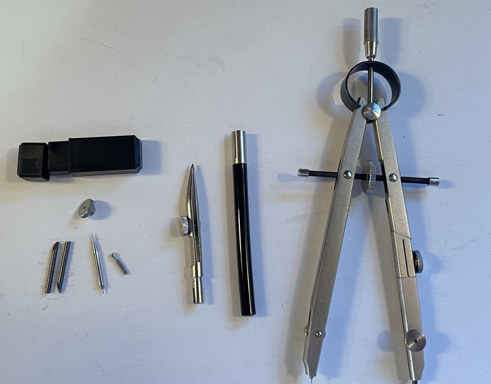 Staedtler Mars-Masterbow Drawing Drafting Compass Instrument Set. Germany. New.