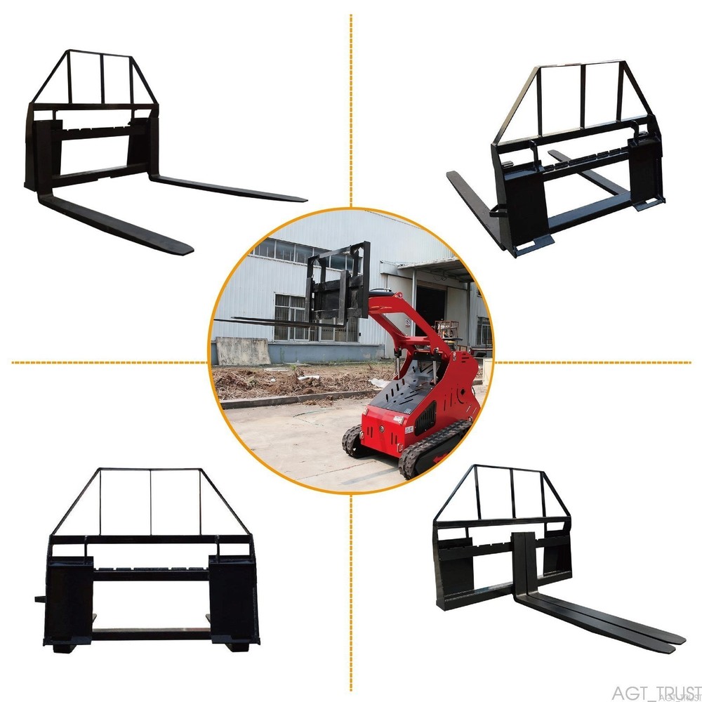 NEW 48" Skid Steer Pallet Fork Attachment Tractor QuickAttach Heavy Duty
