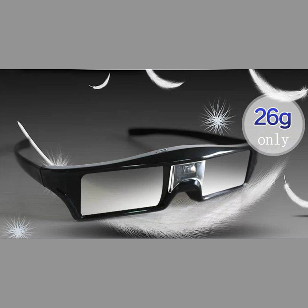 Universal Rechargeable DLP Link 3D Ready Active Shutter 3D Glasses for Projector