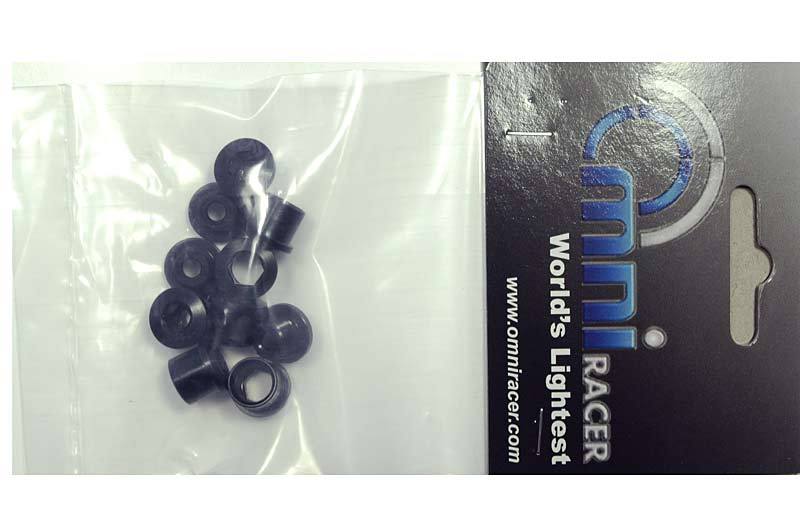 OMNI Racer WORLDS LIGHTEST Crankset Chainring Bolts Road Shimano, BMX: BLACK