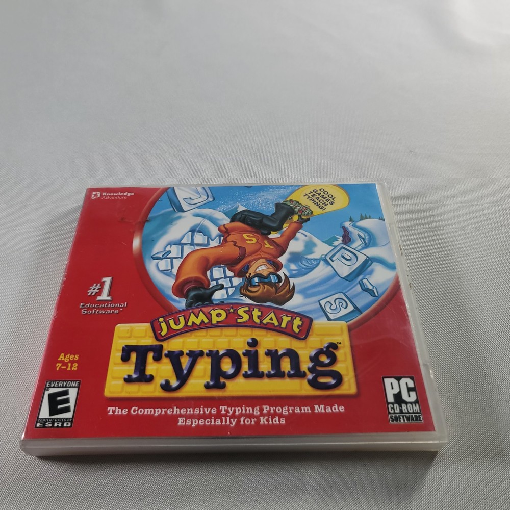 Jump Start Typing PC CD-Rom 2003 Windows Mac Ages 7-12 Educational Game 1 CD