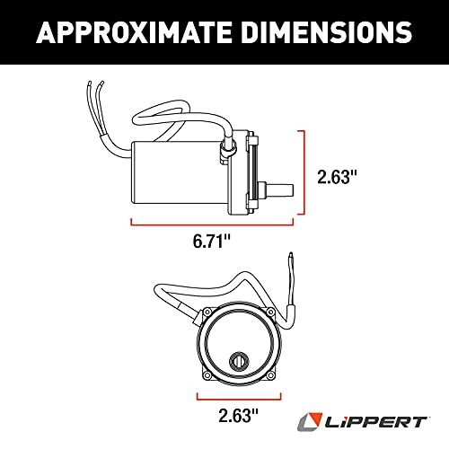 Components 352338 Electric Stabilizer Motor , black