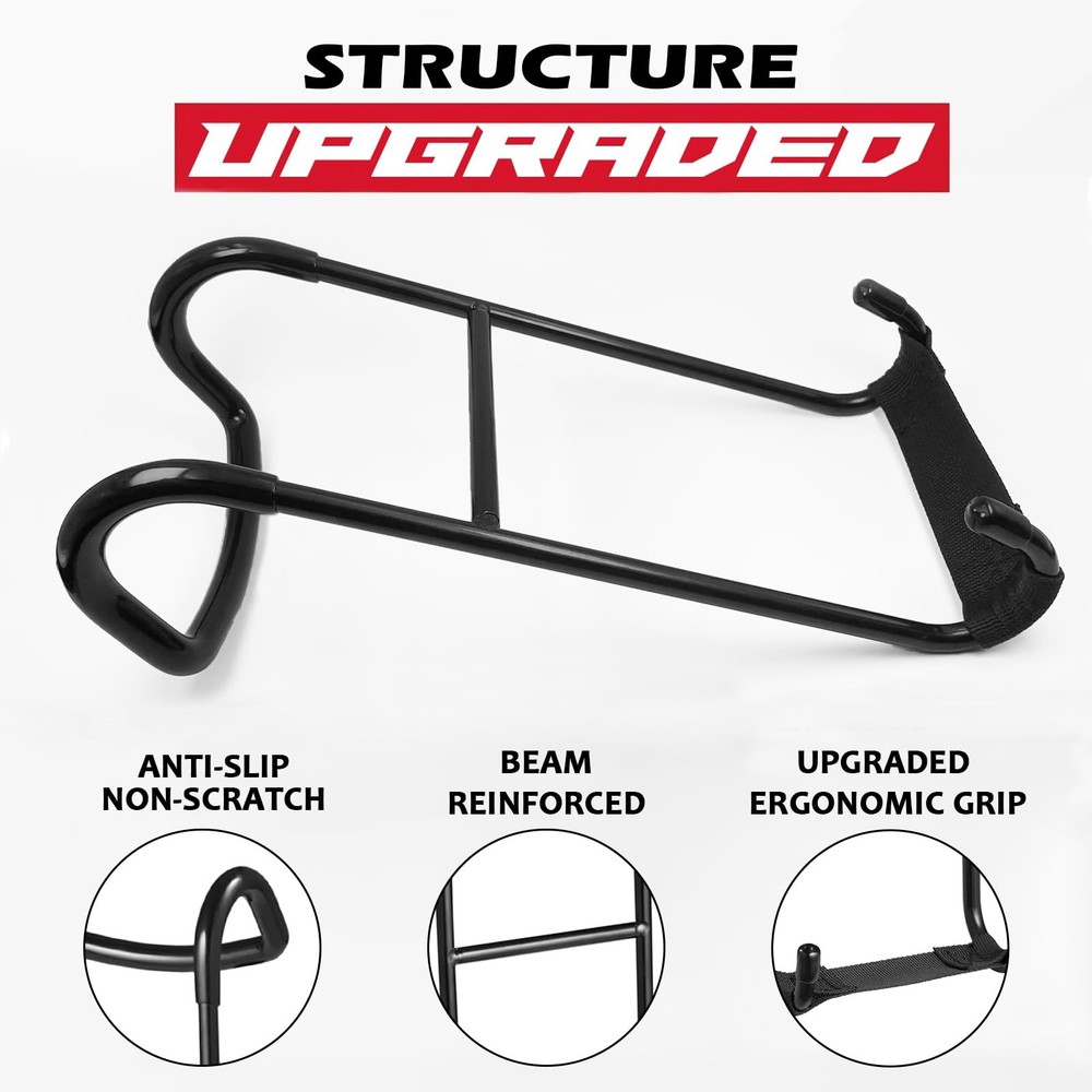 2 Pack Dumbbell Spotter Rack Hooks for Bench Press Chest Shoulder Workouts