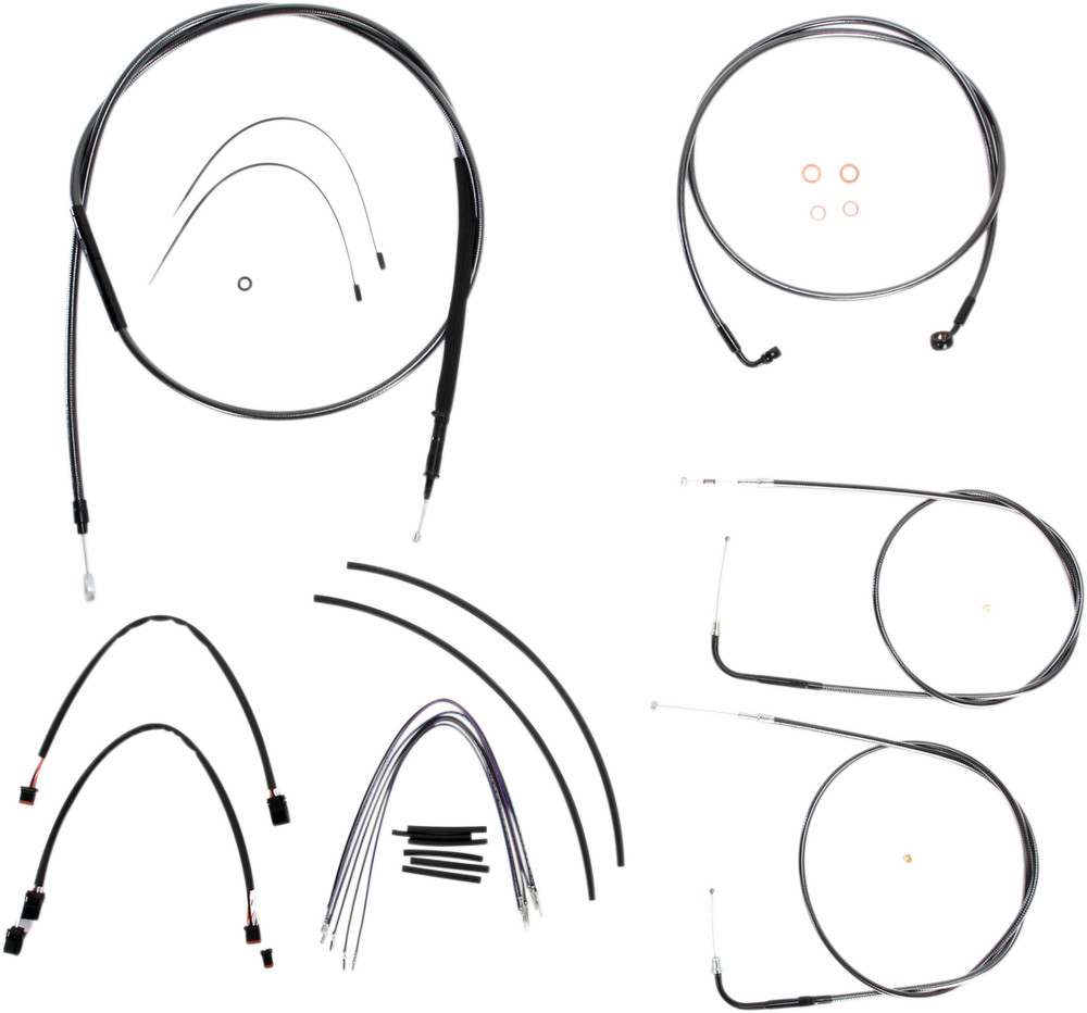 MAGNUM SHIELDING Black Pearl™ For Designer Handlebar Installation Kit - 12"-14"