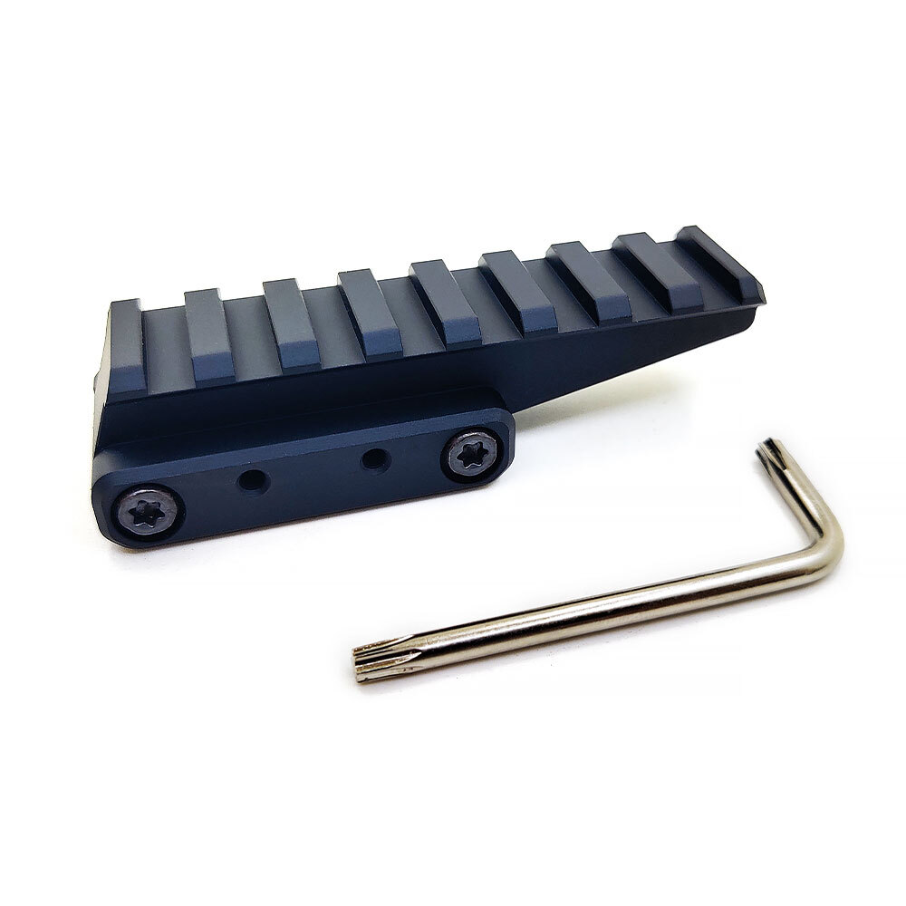 8 Slot Optic Riser Mount 20mm Picatinny Rail Fast Riser for Red Dot Sight Scope