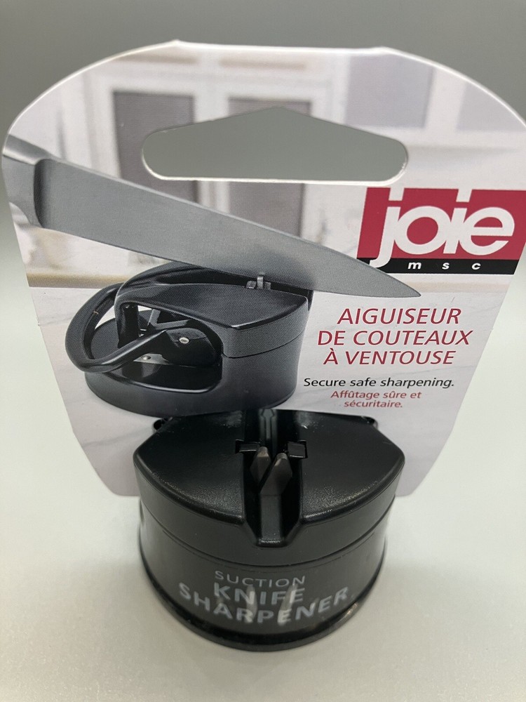 Joie Kitchen Knife Sharpener with suction cup Secure/Safe Design!