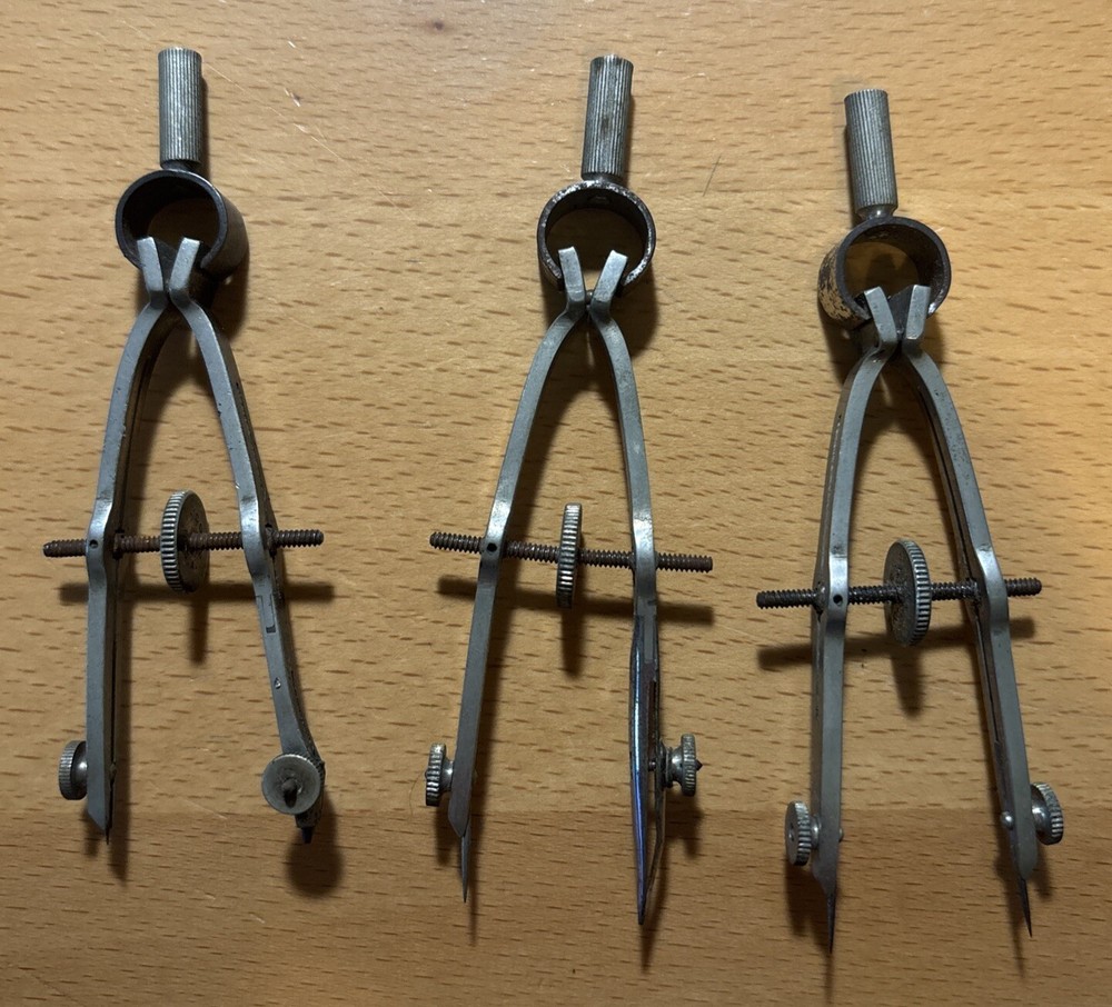 VTG Complete Noris Drafting Tool Set (with original case) Made In USA