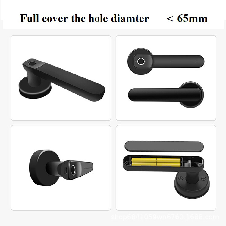 Smart Handle Door Lock Fingerprint
