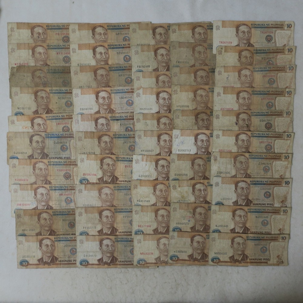 Philippines 10 Pesos (50 PCS)