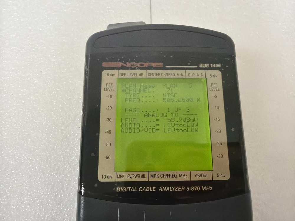 SENCORE SLM 1456 SIGNAL LEVEL METER