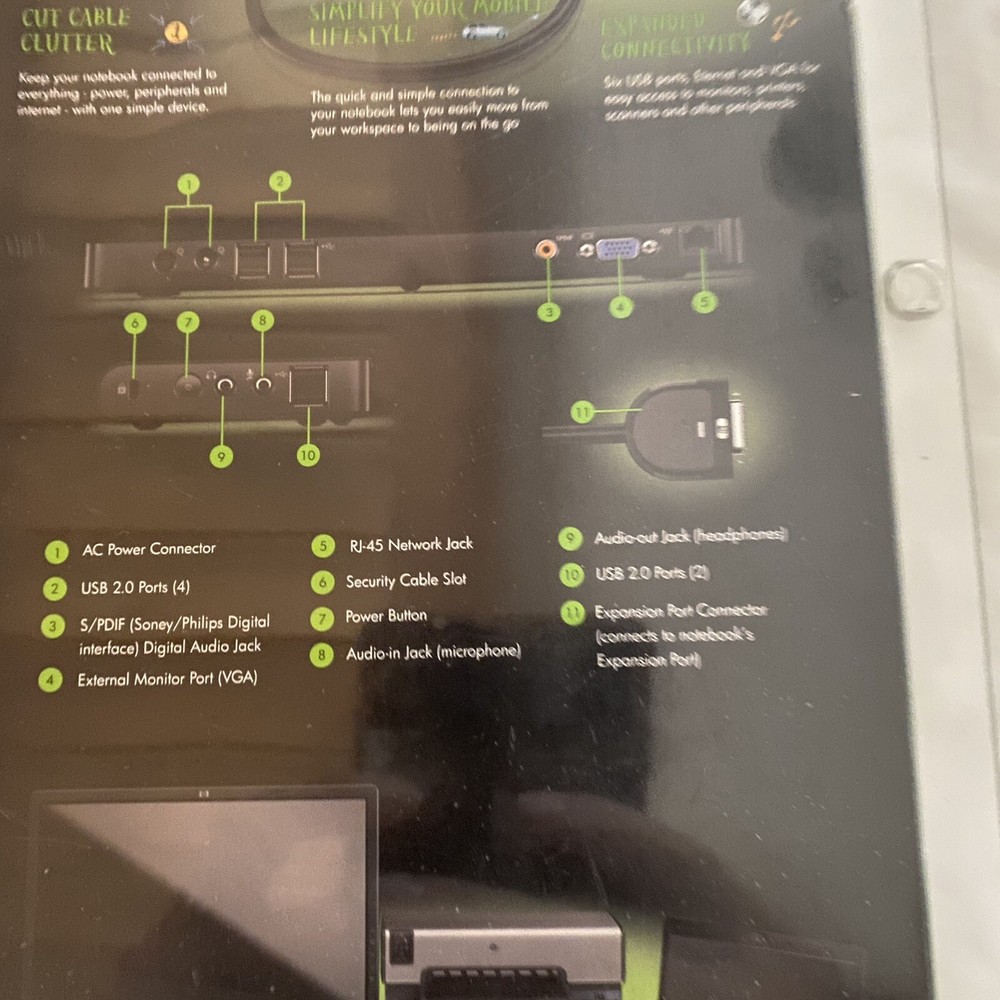 HP Notebook QuickDock Docking Station 2.0 for Pavilion and Presario