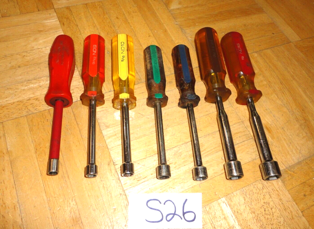 MATCO TOOLS 7 PIECE SAE. NUT DRIVER SET 1/4 TO 1/2