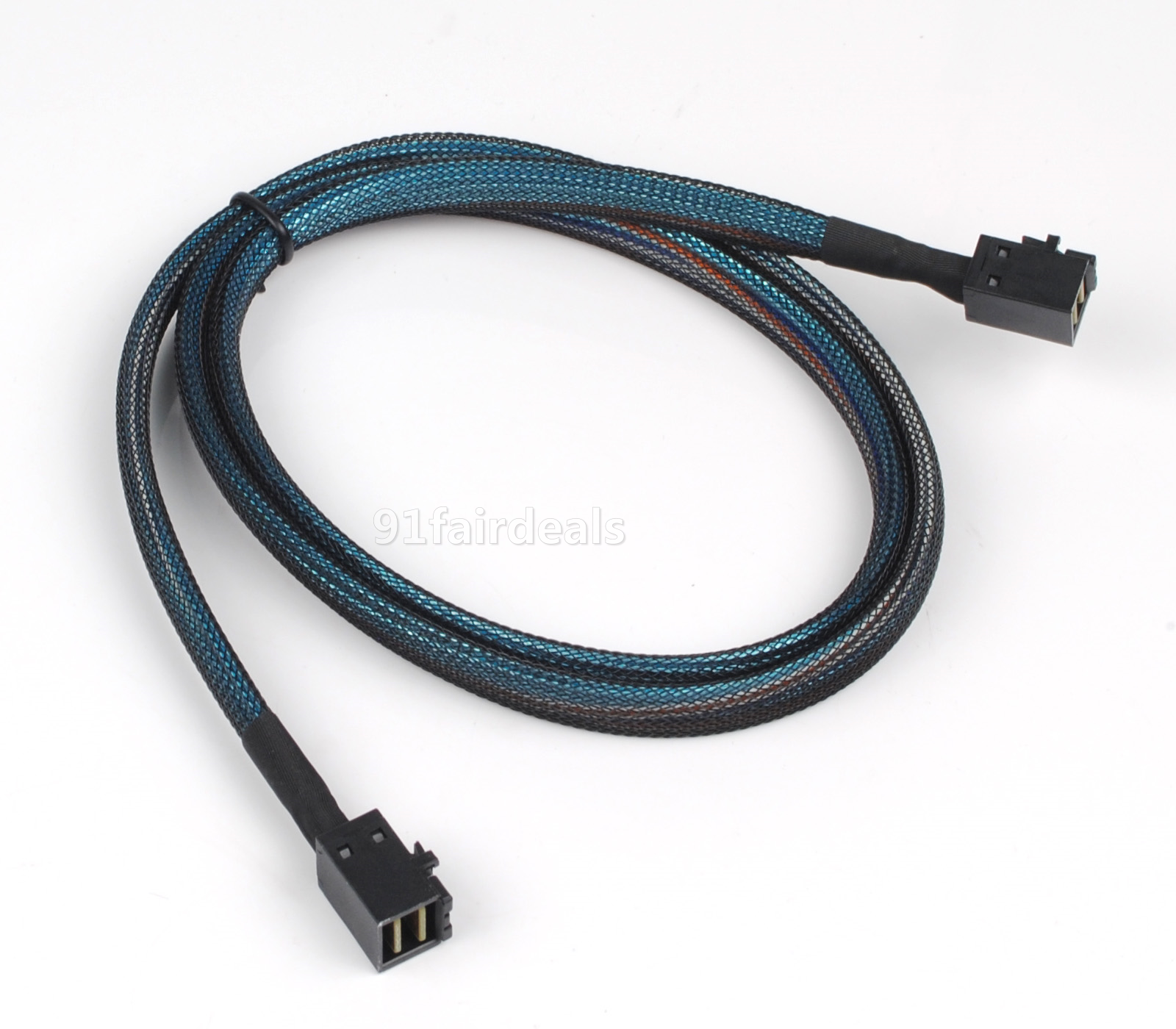Mini SAS HD SFF-8643 to SFF8643 Server Straight / Angle Raid Data Cable 0.5M/1M