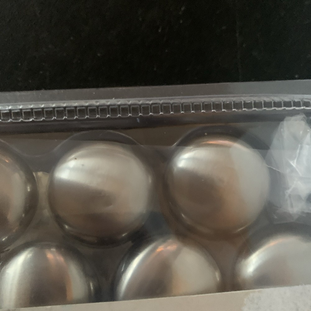 Designer’s Image Nickel Finish 10 Pack Cabinet Knobs 1-1/4” Diameter Sealed