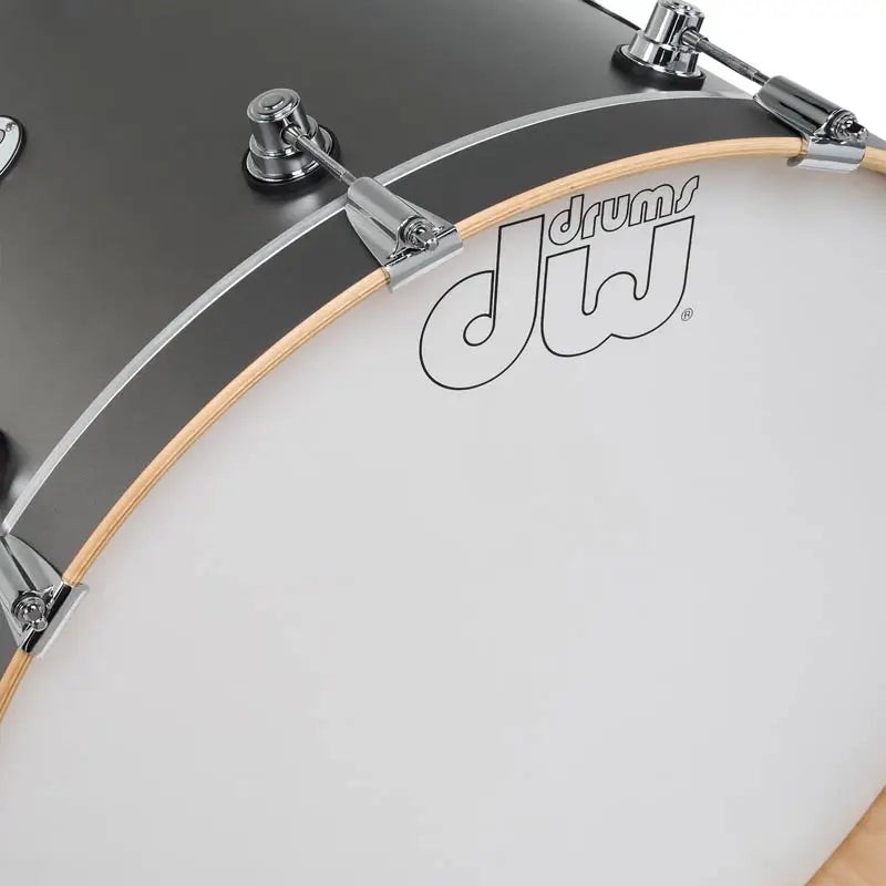 DW Limited Edition Design 3pc Drum Set 22/12/16 Titanium Satin