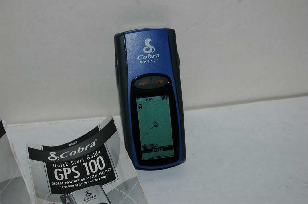 Cobra GPS 100 Handheld  Used   Free Ship (X5)