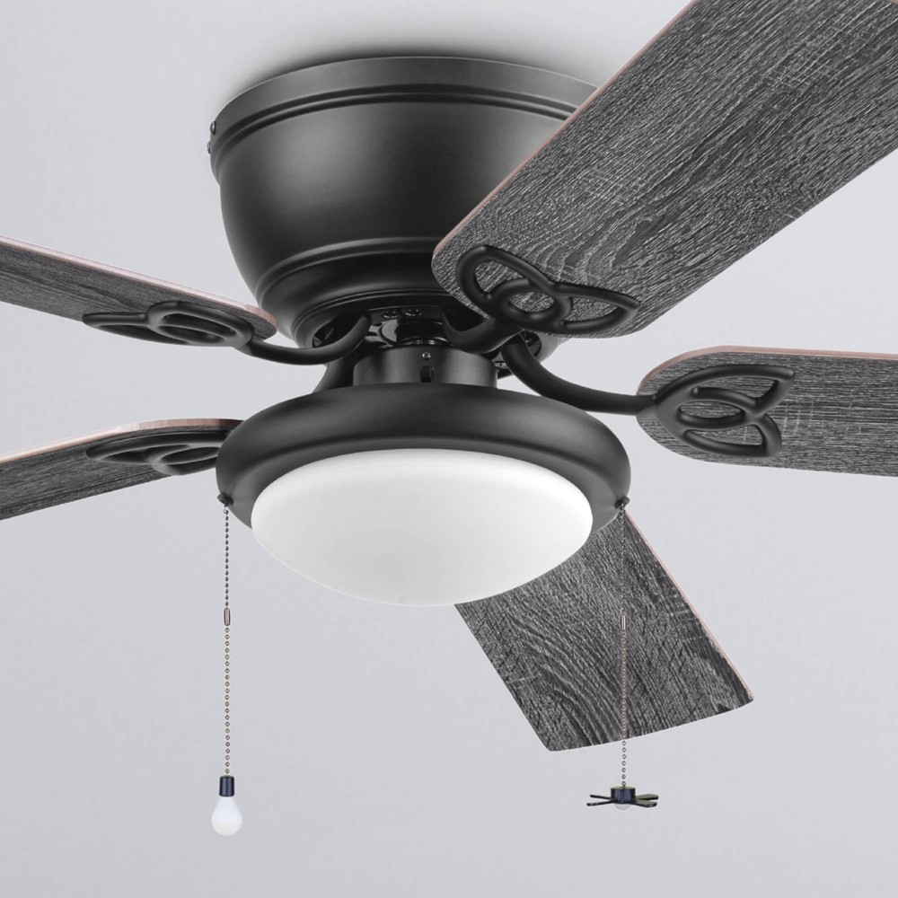 Mainstays 7" Universal Matte Black Metal & Acrylic Ceiling Fan Pull Chains