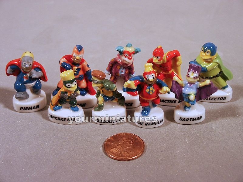 Simpsons the Superheroes Porcelain Figurines Epiphany Cake