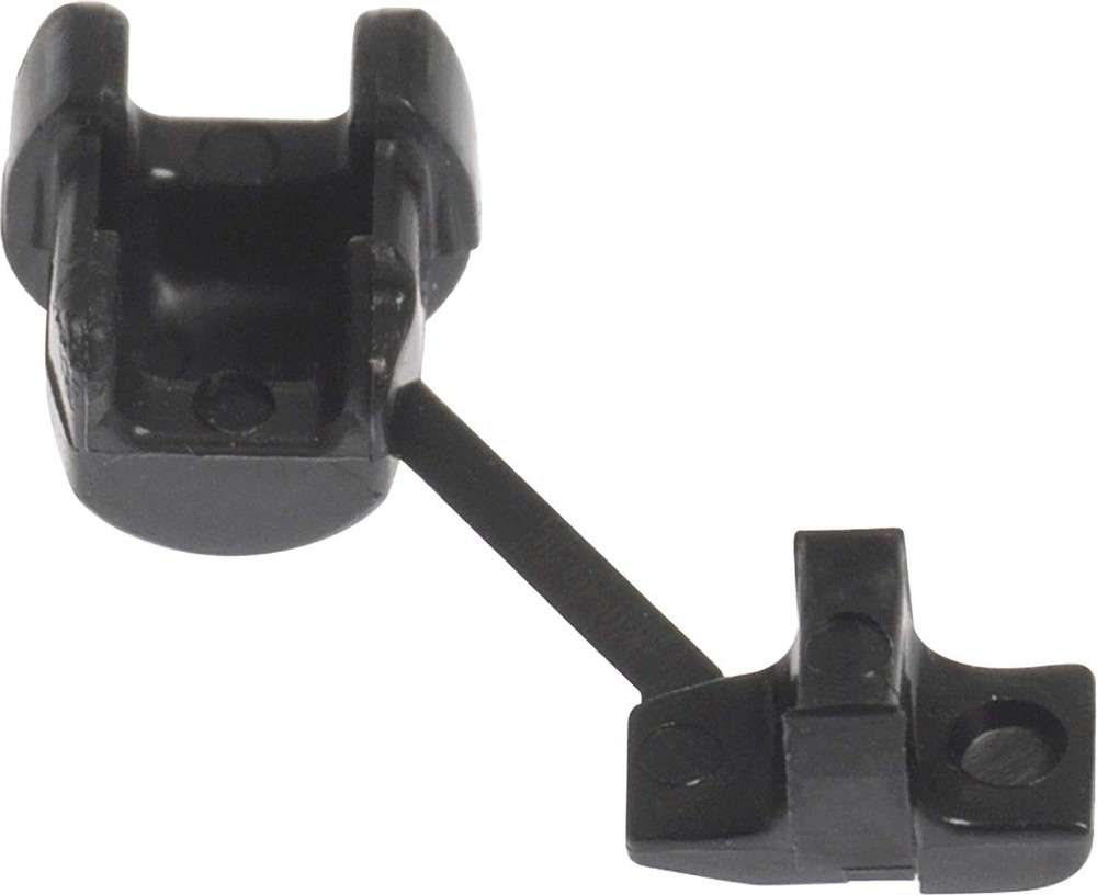 Flat Strain Relief Bushing 0.375 Inch Diameter Cable Protector Black 10 Pcs