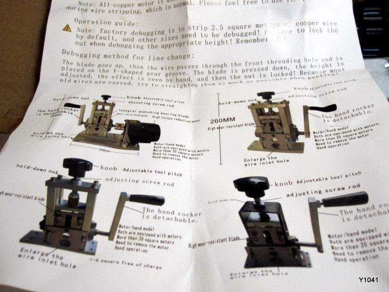 Waste Wire Cable Stripping Peeling Machine Can Be Connected to Electric Drill