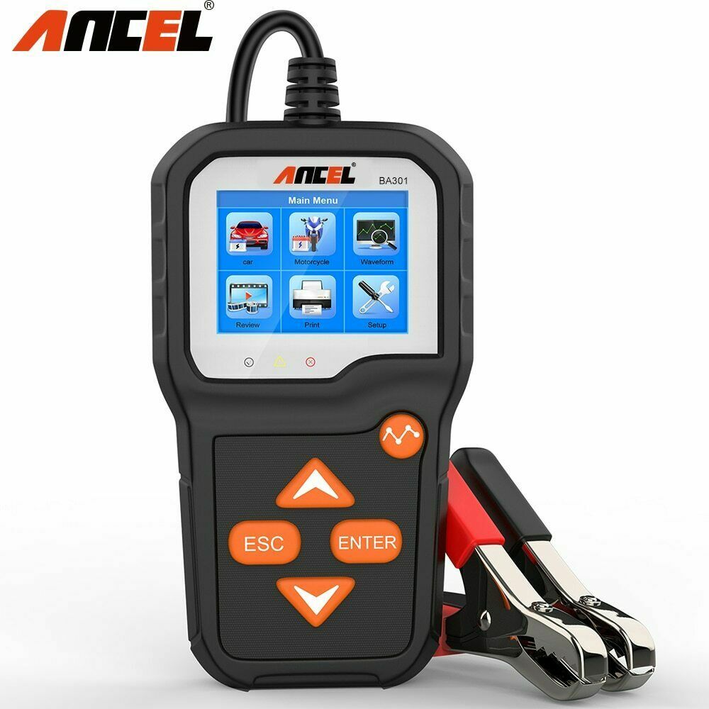 ANCEL BA301 Auto 6V 12V Battery Load Tester Cranking Charging System Analyzer