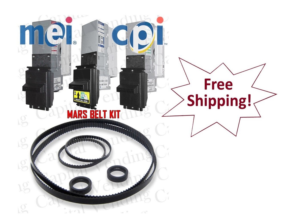 Mars/MEI Series 2000 Belt Kit AE & VN Dollar Bill Validators Acceptors fast ship