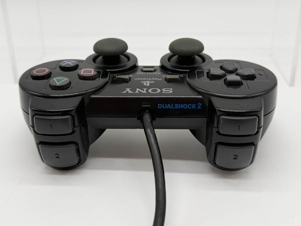 OFFICIAL OEM PS2 PlayStation 2 DualShock 2 Controller Black (TESTED & WORKING)