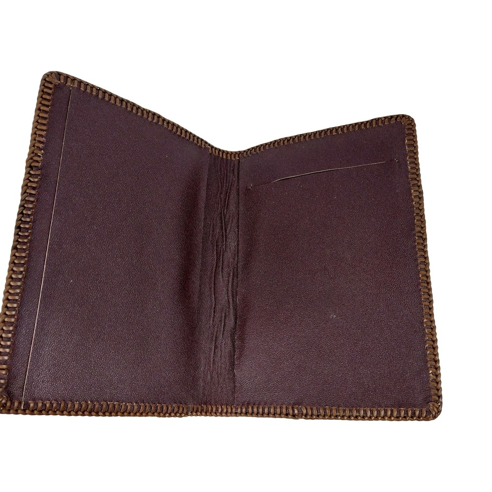 Tooled Leather Dragon Note Pad Cover Organizer 10x6.5"