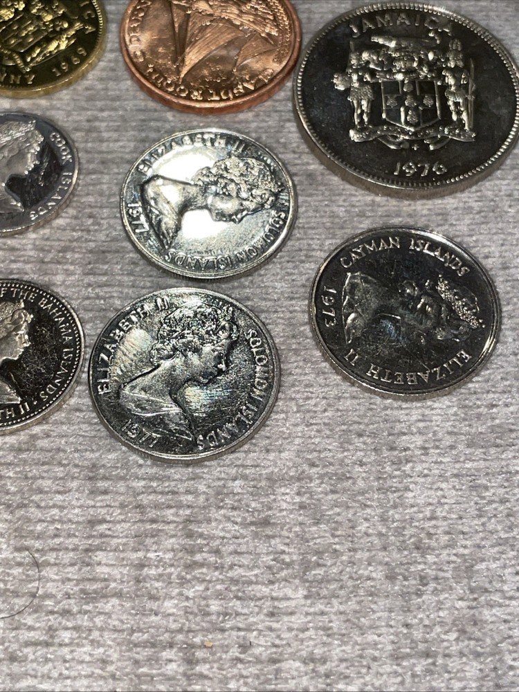 Assorted 12 World Foreign Proof Coins Lot