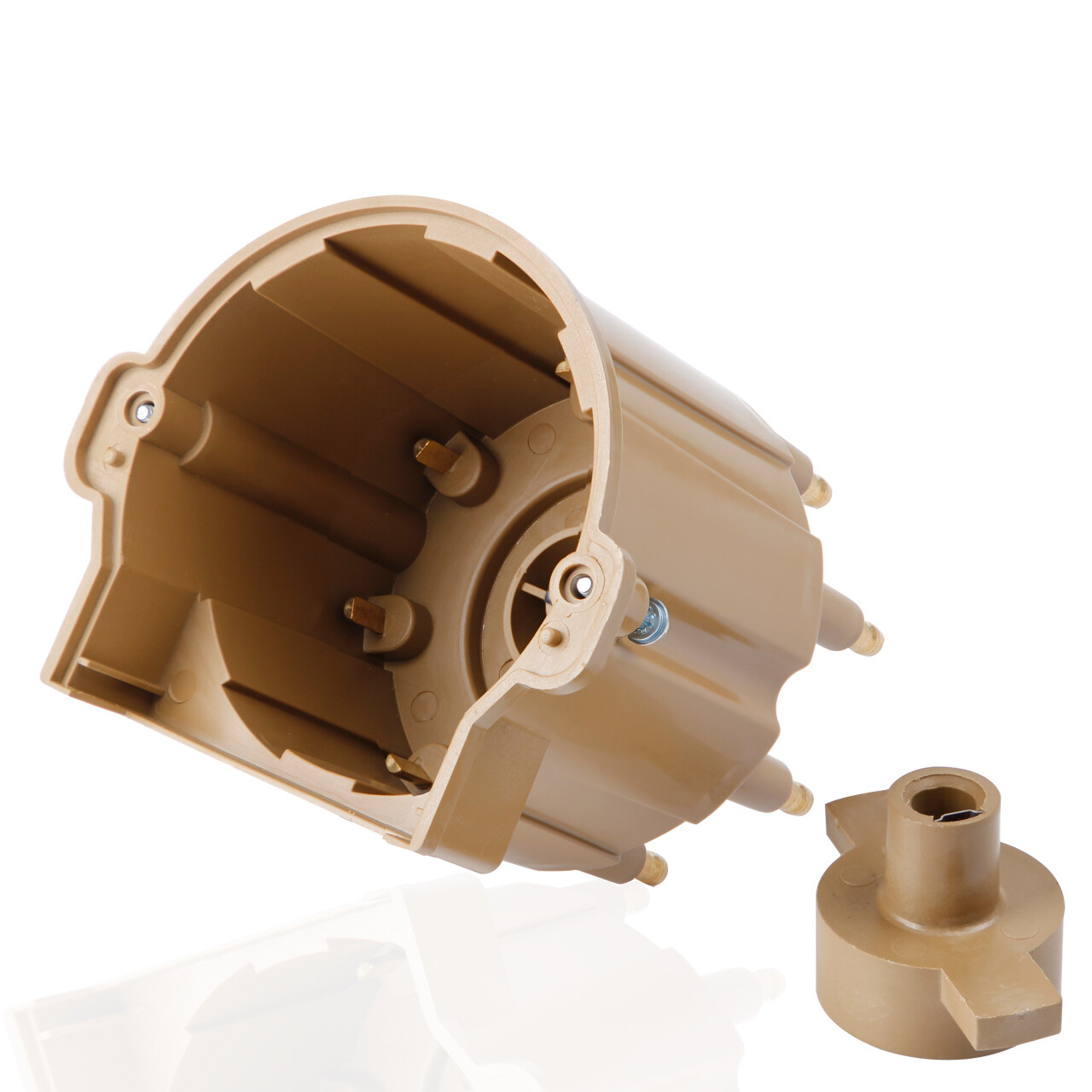 Distributor Cap+Rotor Button Kit For Chevy Pontiac GMC HEI 305 350 454 5.7L 5.0L