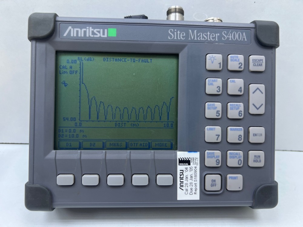Anritsu Site Master S400A ,25 MHz to 4 GHz Cable / Antenna Analyzer