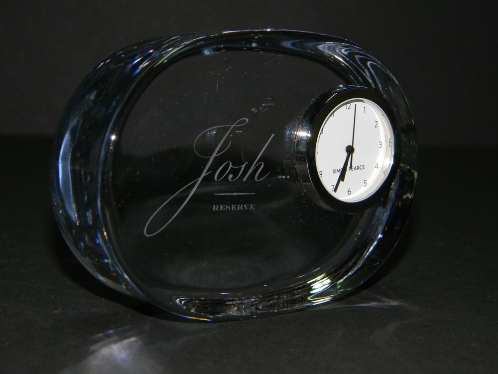 Simon Pearce "Ascutney" Mini Clock Josh Reserve