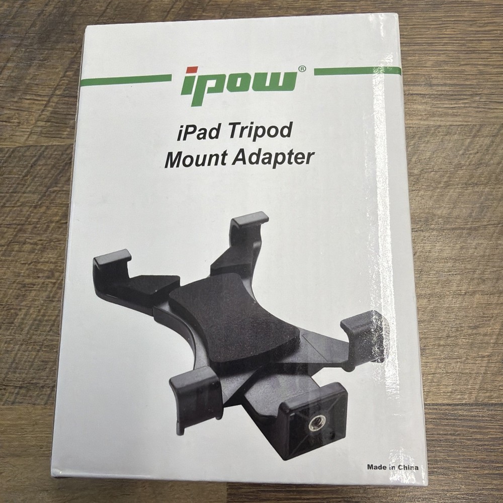 Ipow iPad Tripod Mount Adapter Universal Tablet Clamp Holder