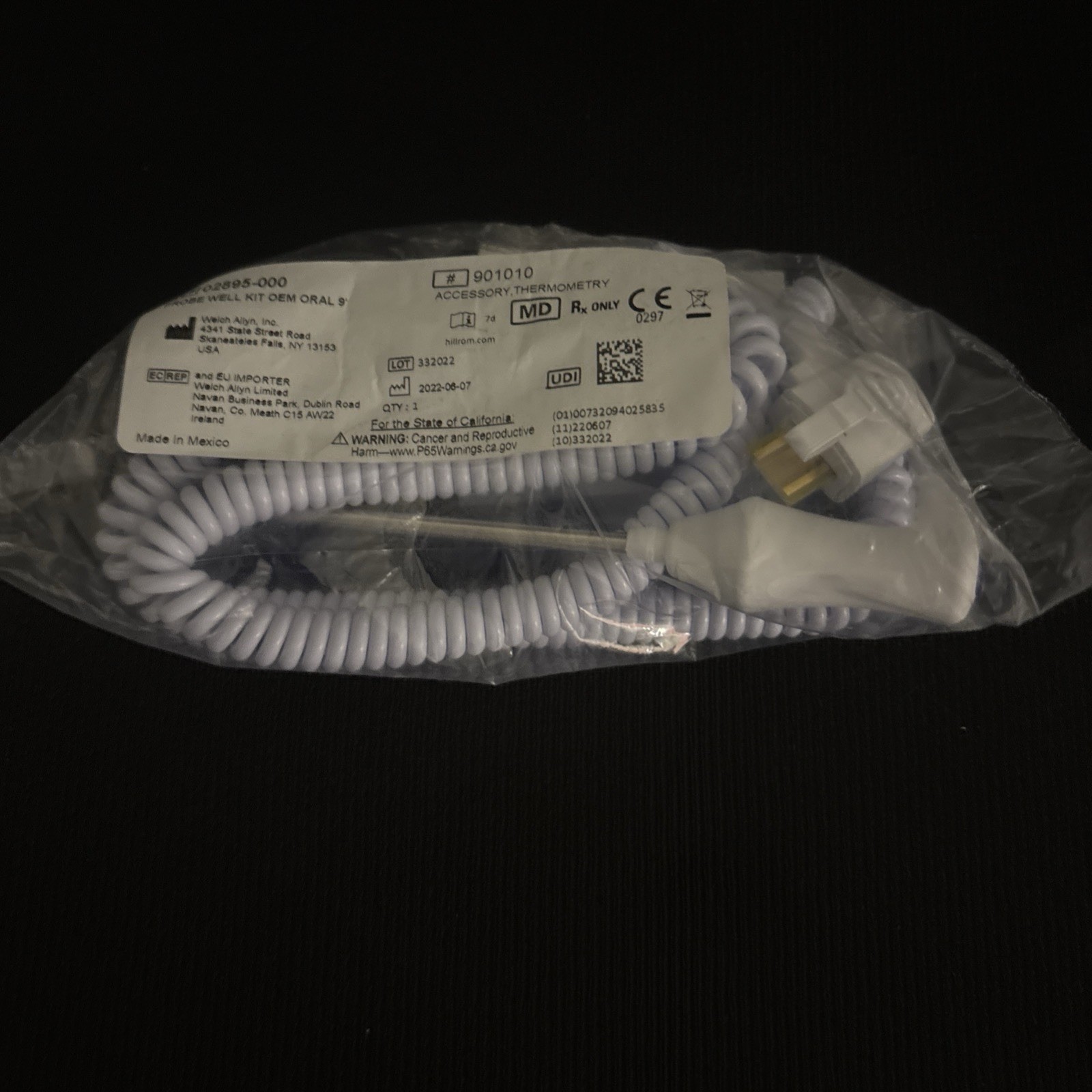 New Hillrom/Welch Allyn Connex Spot Monitor & THERMOMETER - NIBP