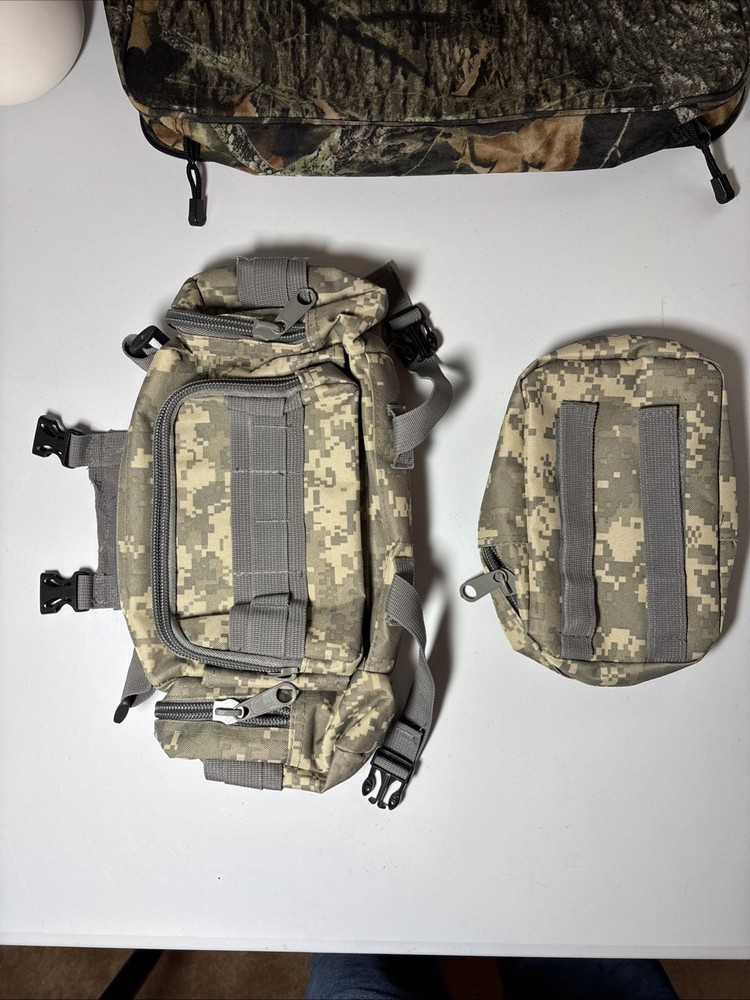 Lot (3) Camo Accessory Bags