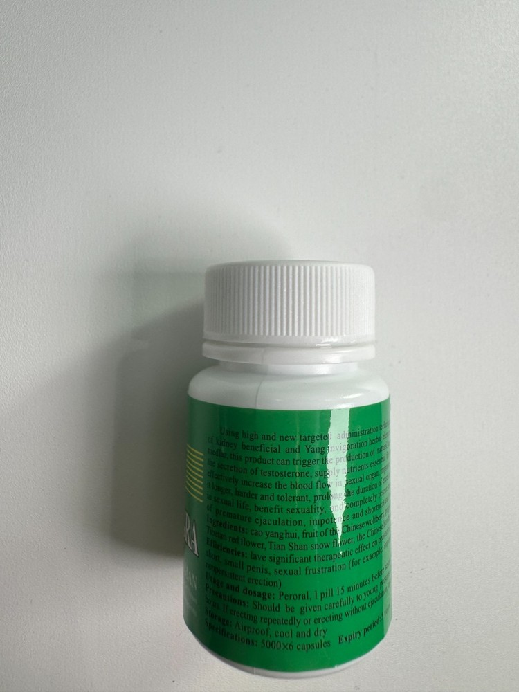 Herbal Supplement Capsules 6 Capsules x 6 Boxes