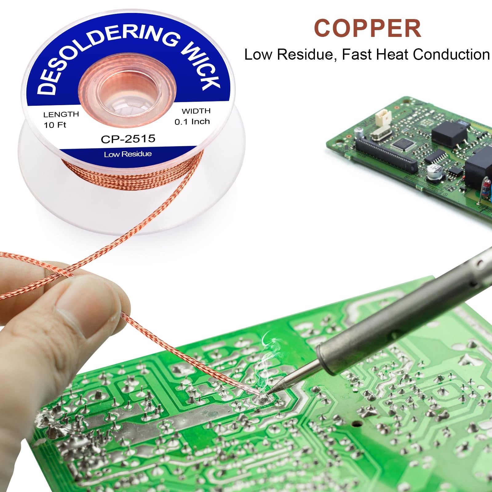 Lesnow Solder Flux Paste And Wick Braid, No Clean Soldering...