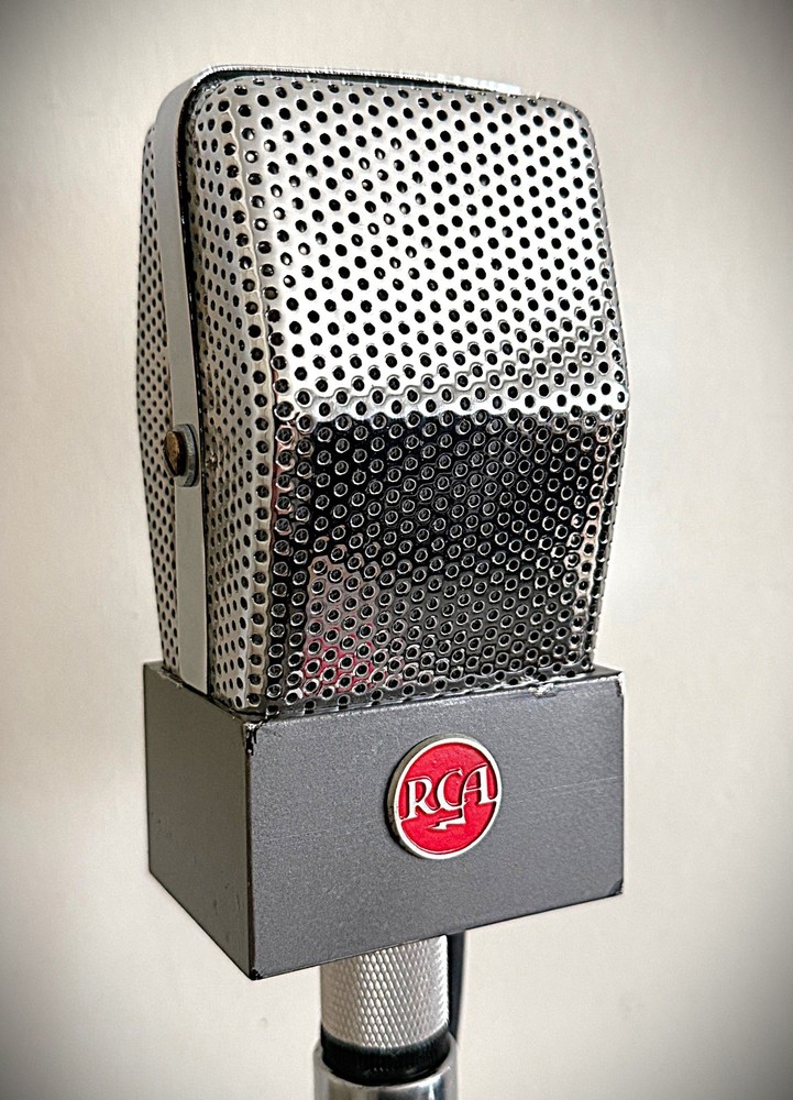 Replicated RCA 74B Style Ribbon Microphone, studio ready, w/stand (Listen!)