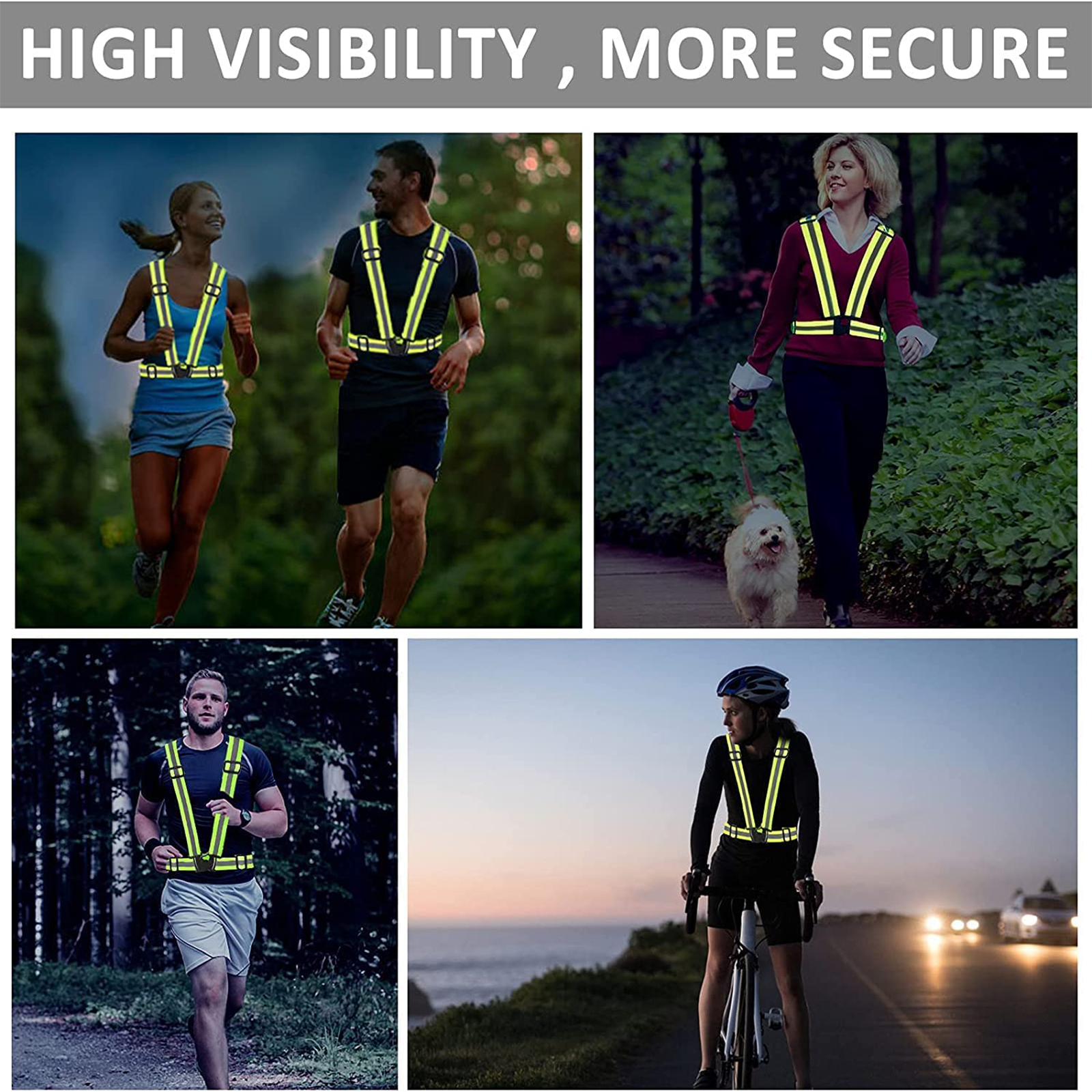5 Pockets Safety Vest Reflective Security Vest High Visibility
