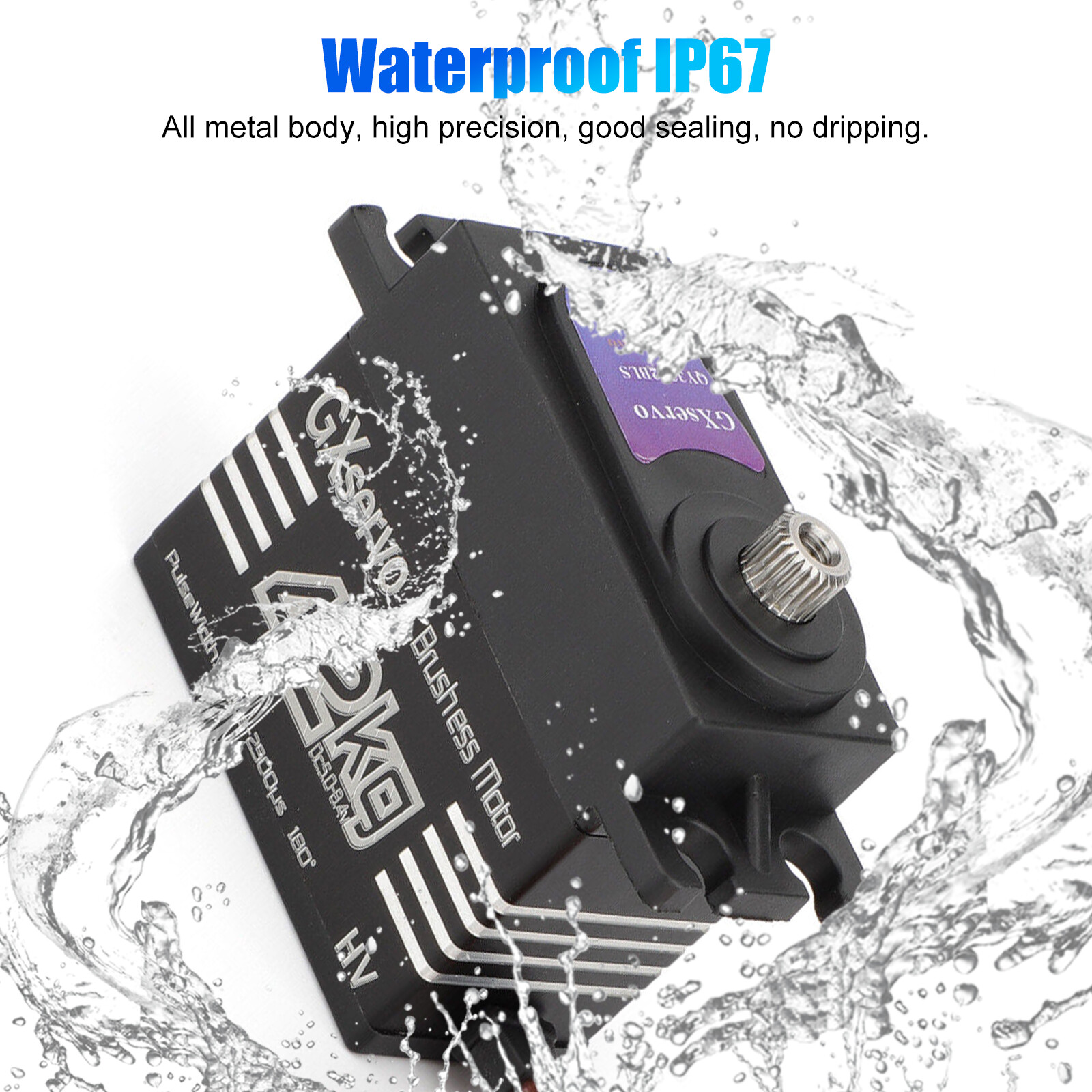 42KG Metal Gear Waterproof Digital Servo High Torque & Speed for 1/8 1/10 RC Car