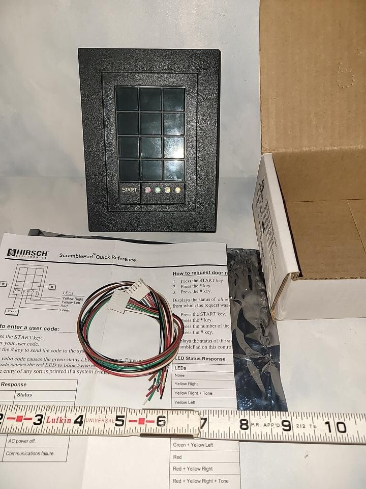 1x Hirsch DS47L ScramblePad as used