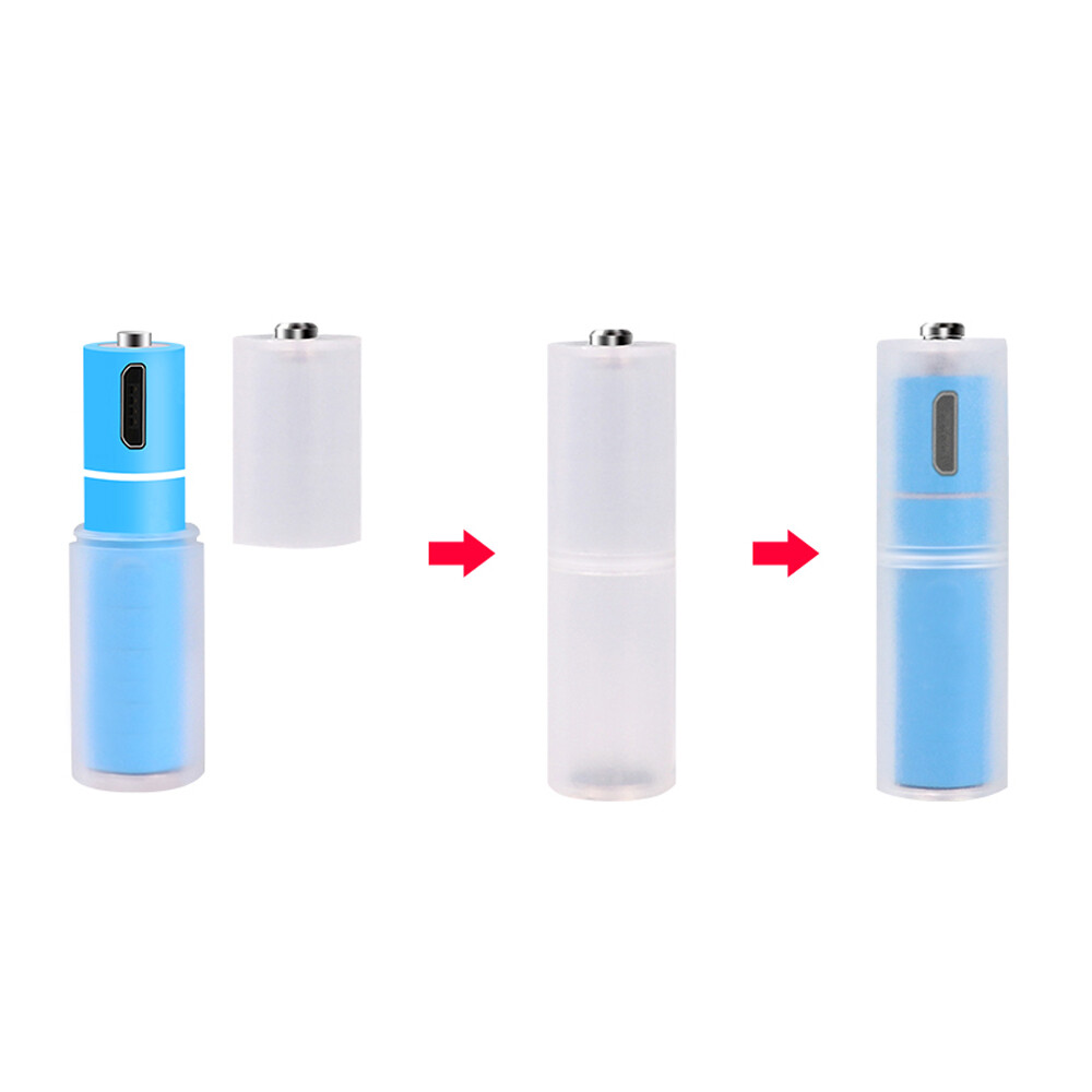 10Pcs AAA to AA Size Cell Battery Converter Adapter Battery Holder Case Switch