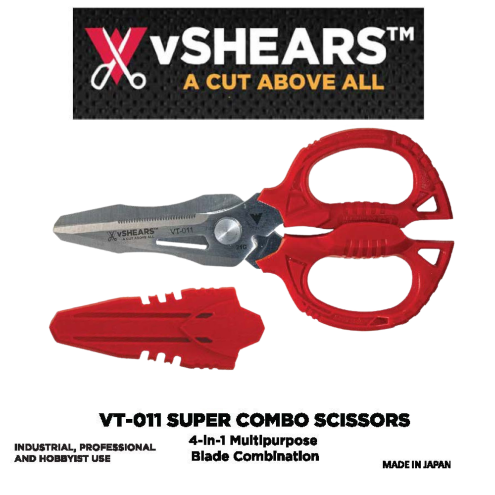 VT-011 vSHEARS Super Combo Scissors Heavy Duty by Vampire Tools